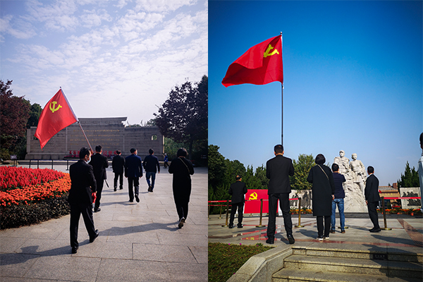 阿慶嫂救新四軍塑像前 /cxyq/20201109131225-FhsHQysMZdSsB7wBXlwOXiKBcmG4.jpg